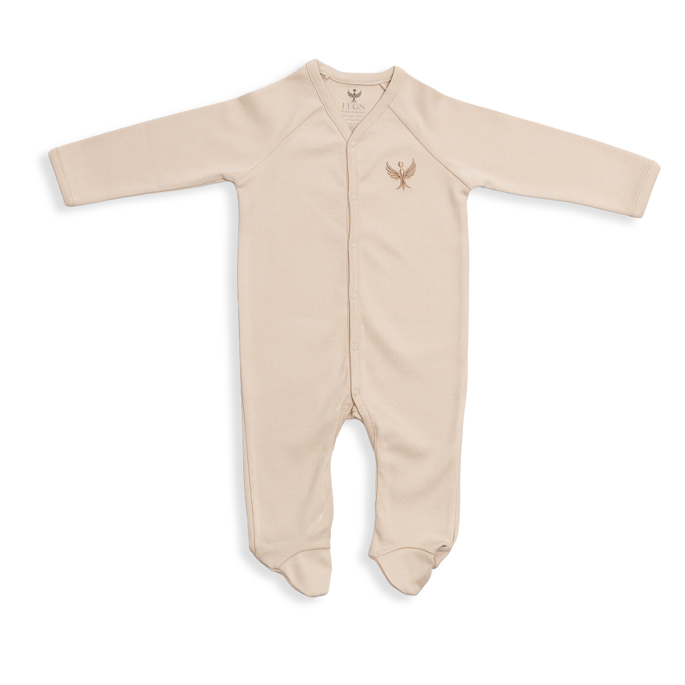 Long Sleeve Footed Baby Sleeper with Front Snaps