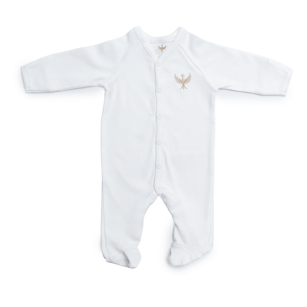 Long Sleeve Footed Baby Sleeper with Front Snaps