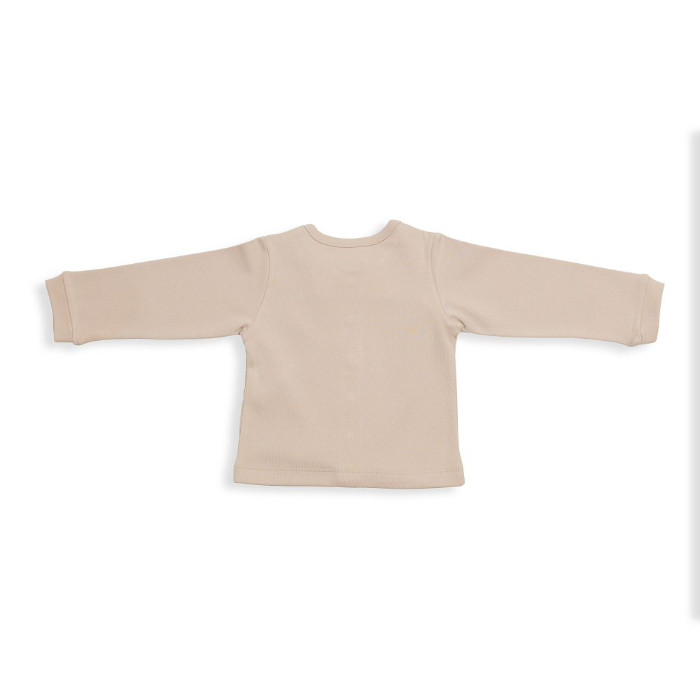 Long Sleeve Baby Top and Bottom Set with Front Snaps