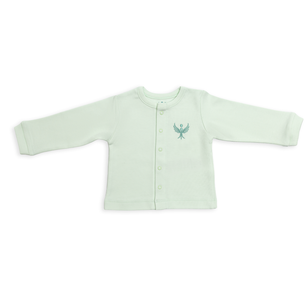 Long Sleeve Baby Top and Bottom Set with Front Snaps