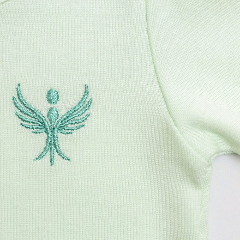 Long Sleeve Baby Top and Bottom Set with Front Snaps