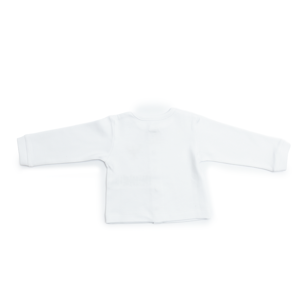 Long Sleeve Baby Top and Bottom Set with Front Snaps