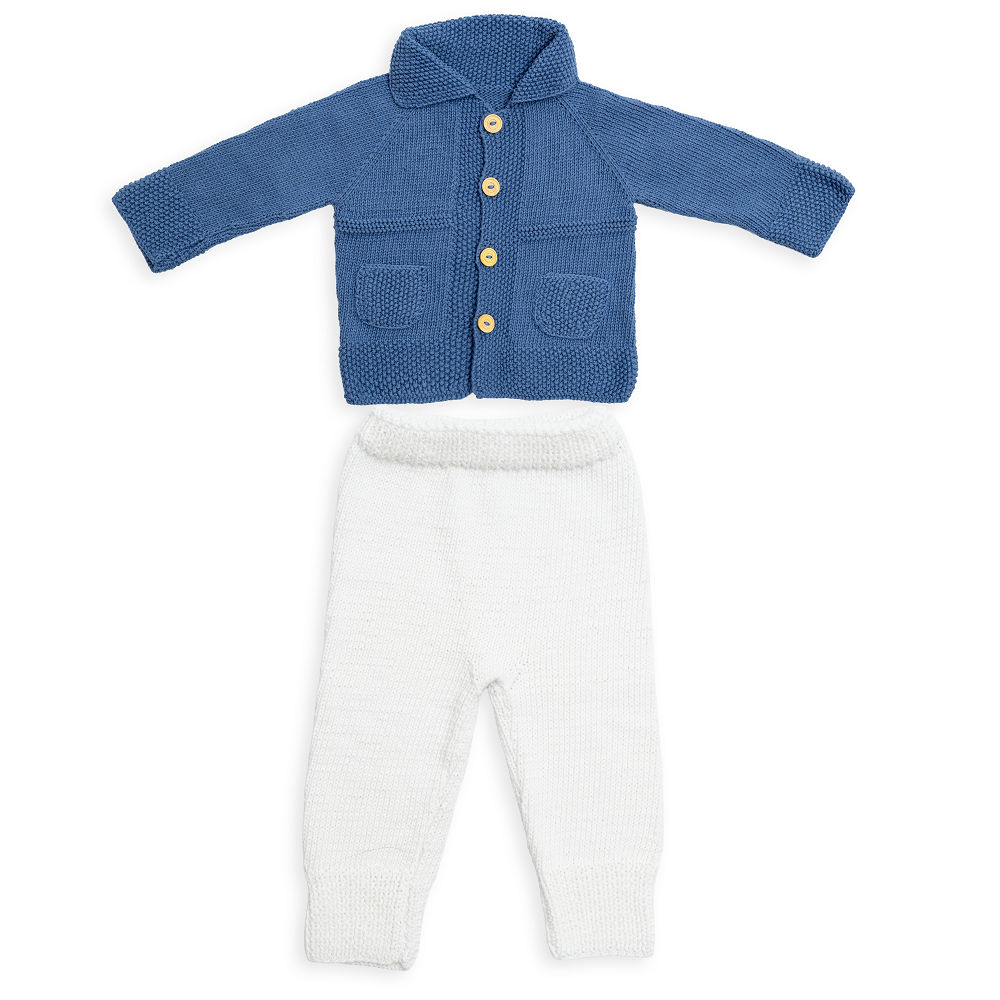 Baby 2-Piece Knit Cardigan & Pants Set