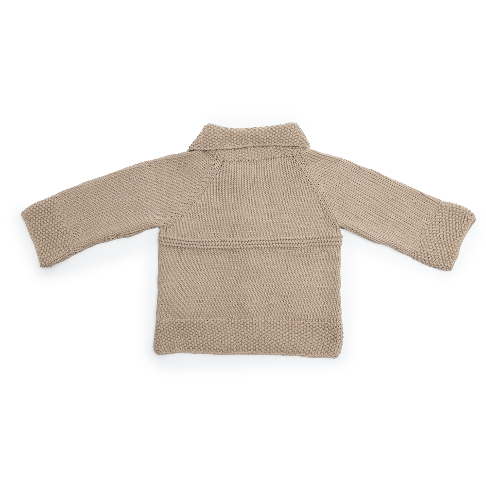 Baby 3-Piece Knit Cardigan, Pants & Bonnet Set