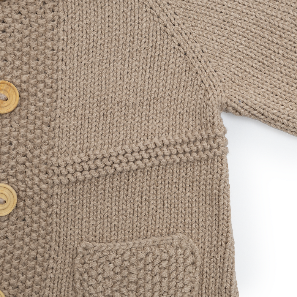 Baby 3-Piece Knit Cardigan, Pants & Bonnet Set