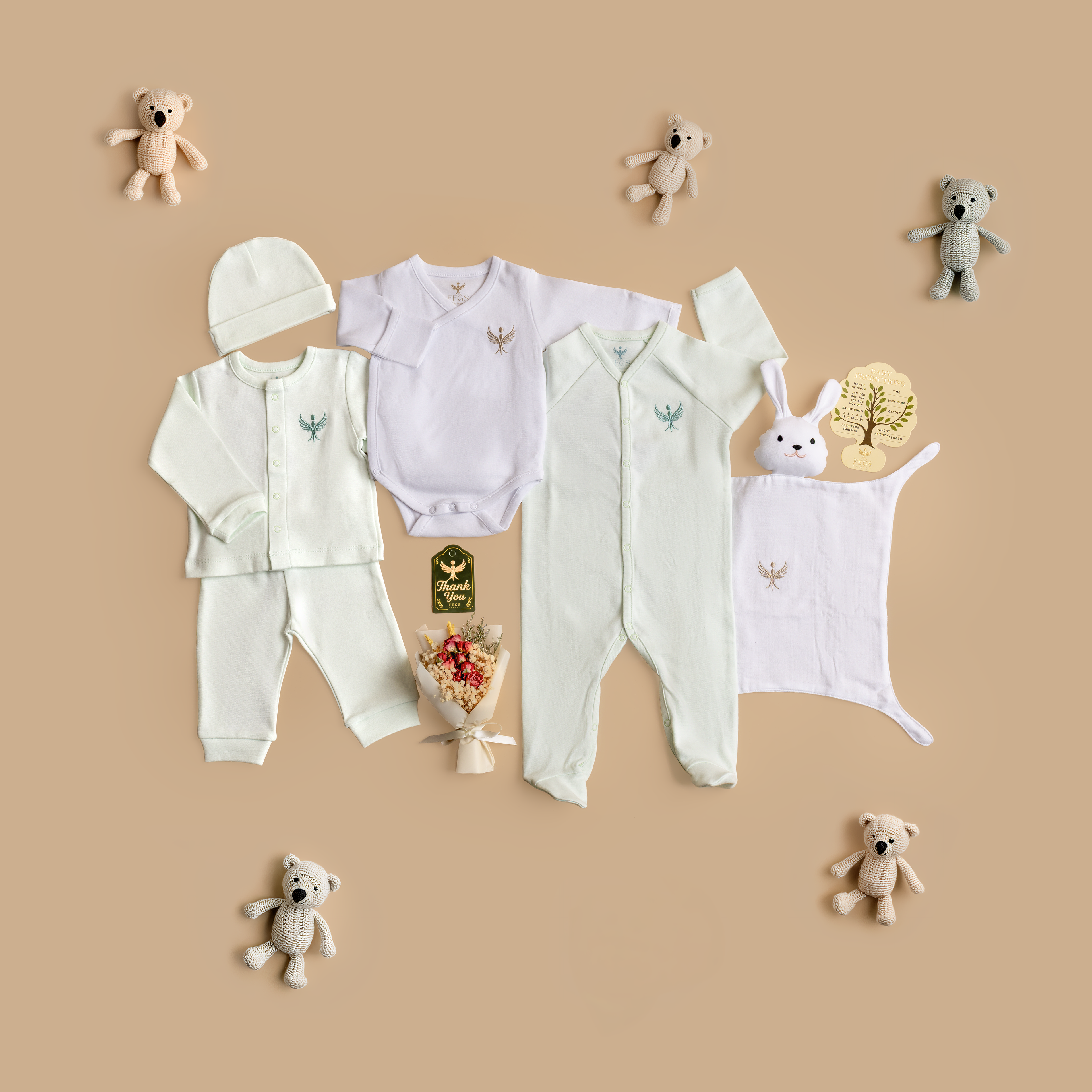 Premium Organic Unisex Baby Welcome Gift Set 6-9 Months